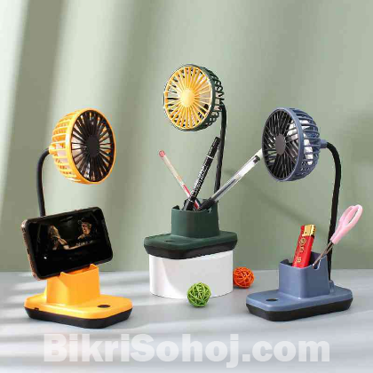 3in1 Mini Desktop Rechargeable Fan